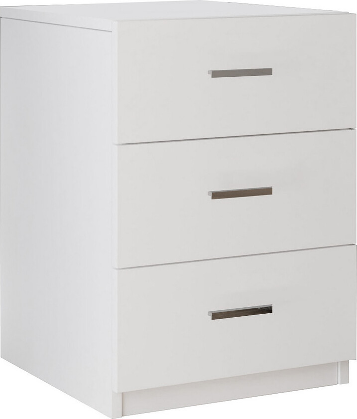 Barrock Nattbord 45 cm - Hvit