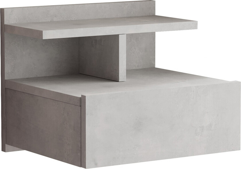 Cranner Nattbord 40 cm 2 Hyller - Sølv