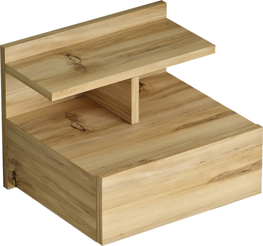 Cranner Nattbord 40 cm 2 Hyller - Natur