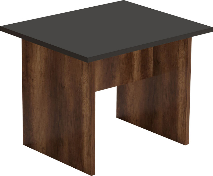 Barrock Sofabord 60 cm - Teak/Antrasitt