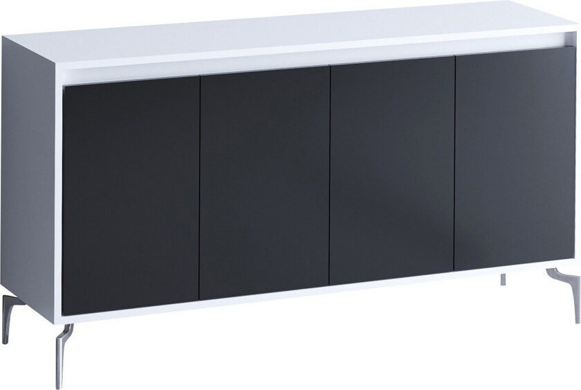 Sidobord Svart\|Vit -