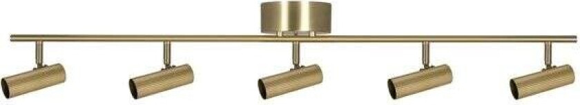 Hubble 5 Long takplafond Børstet messing