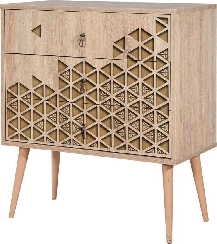 Vellavie Kommode Dekor - Mørkebrun