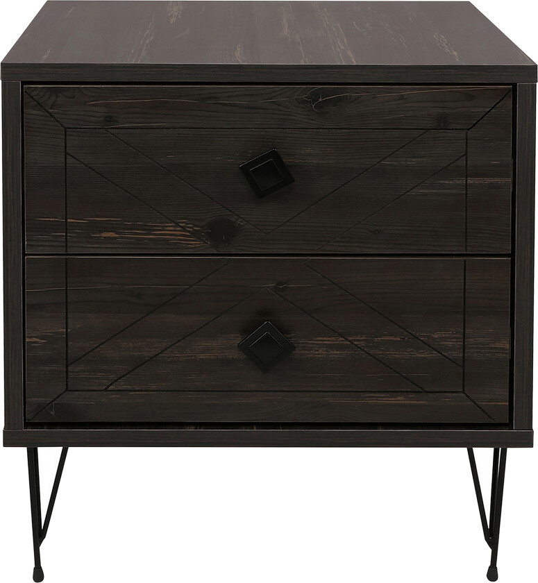 Dasina Nattbord 50 cm - Mørkebrun