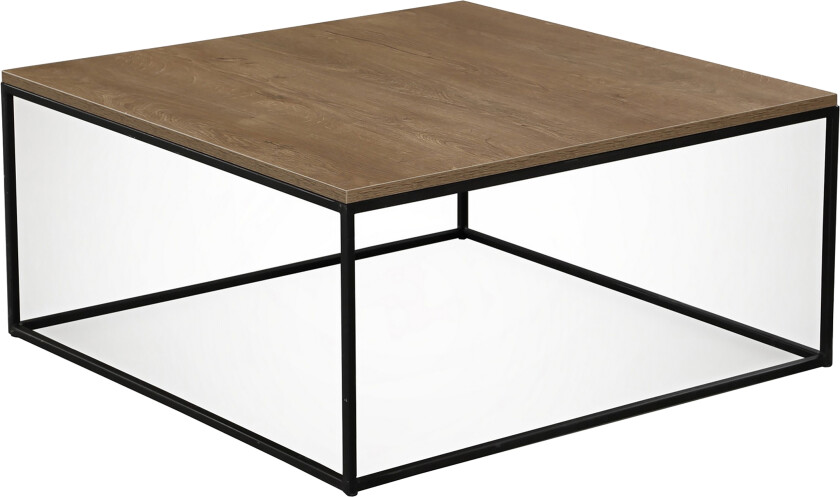 Falan Sofabord 75 cm - Brun Natur/Svart