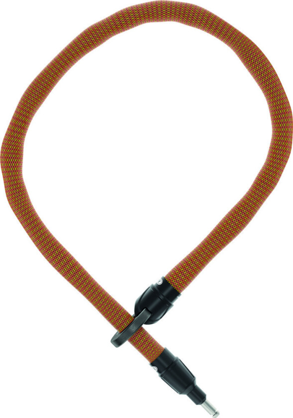 Abus IvyTex Kjetting Til Ringlåser Oransje 100 CM