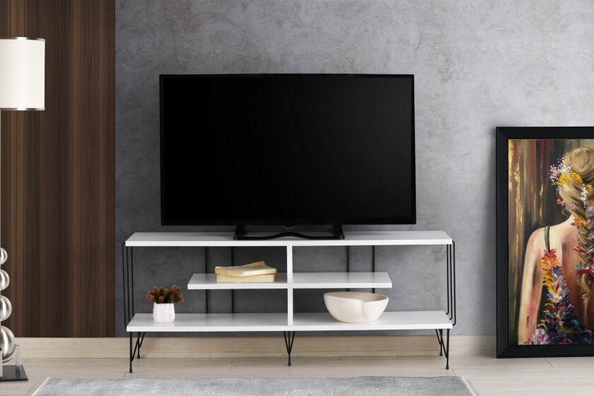 Leopoldis Tv-benk 120 cm - Hvit