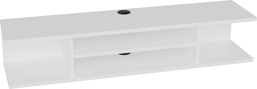 Avvakko TV-benk 135 cm - Hvit