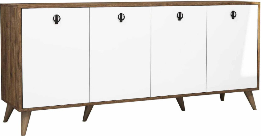 Athodna Konsollbord 180 cm - Mørkebrun/Hvit