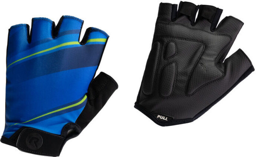 Buzz Sykkelhansker - Blå/Fluo