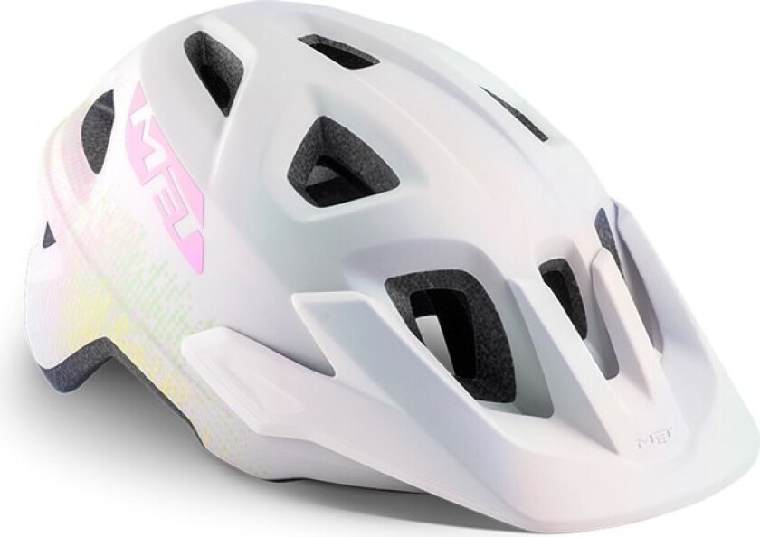 Met Youth Eldar 52-57 Cm Matt Hvit