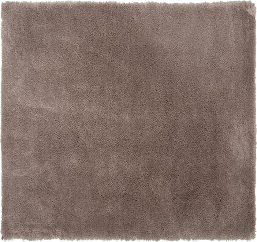 Lyme Matte Lång Lugg 200x200 cm - Lysebrun