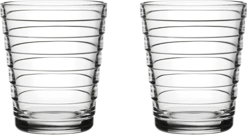 iittala Aino Aalto vannglass 2-pack 22 cl klar