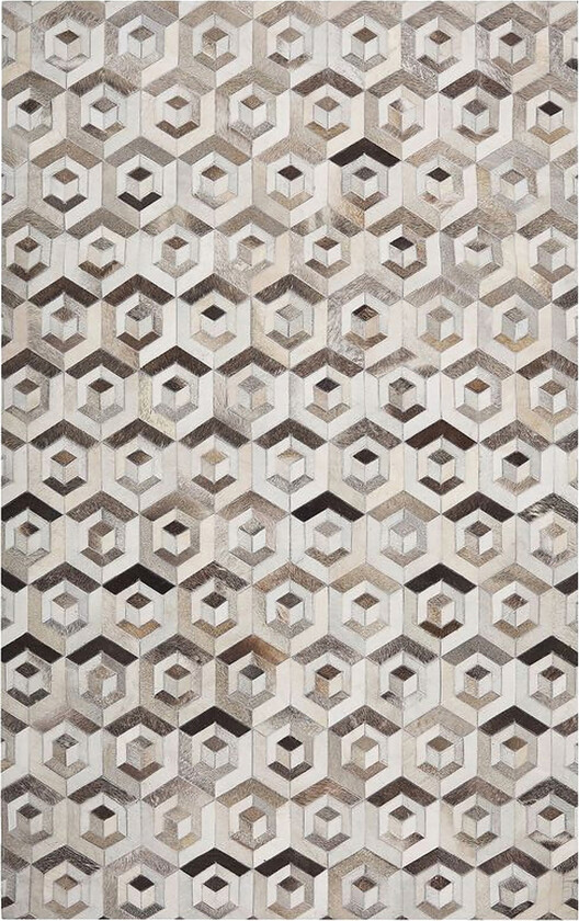 Tavak Matte 140x200 cm - Lær/Beige/Brun