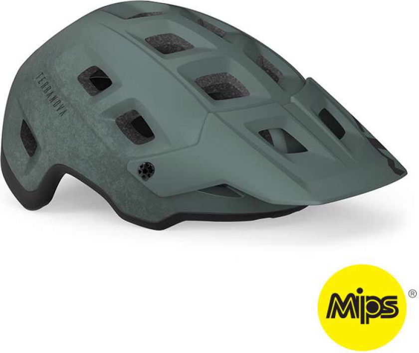Met Terranova sykkelhjelm med Mips Sage Green