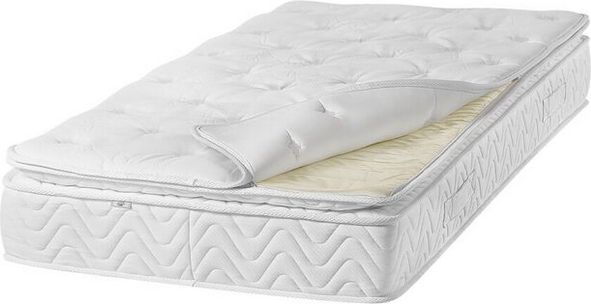 Luxusa Skummadrass 90x200 cm med Avtakbart Trekk - Beige
