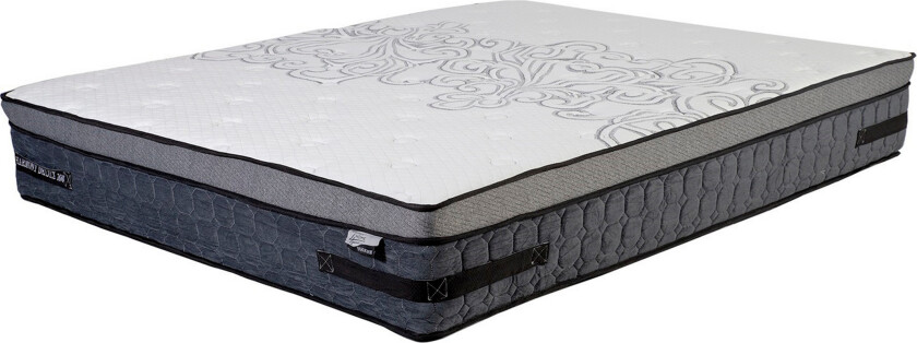 Fjermadrass HARMONY DELUX 90x200xH30cm - Grå/Hvit