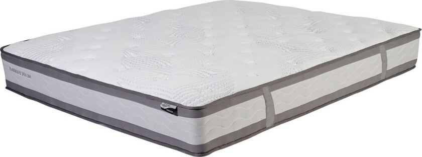 Fjermadrass HARMONY DUO 120x200xH27cm - Hvit/Grå