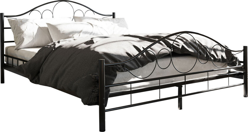 Sengeramme NOREMI 140x200 - Svart