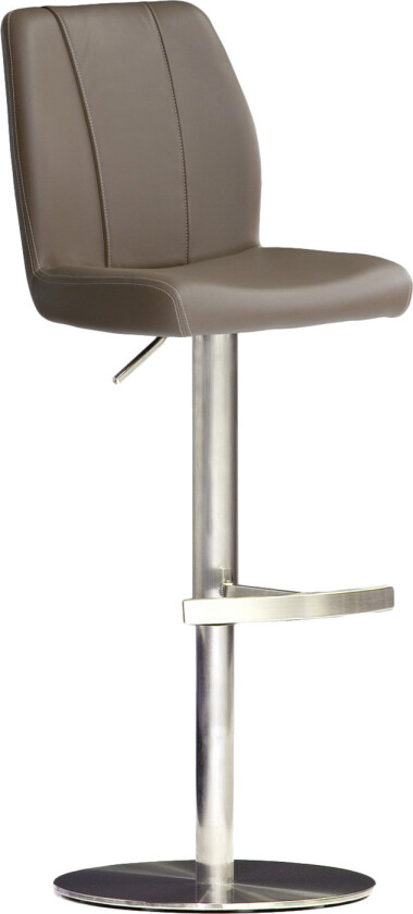 Naomi Barstol Rund Fot Kunstlær - Cappuccino