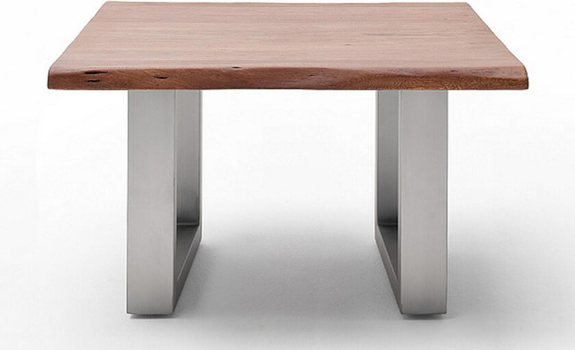 Cartagena Sofabord 75 cm Ben U-form - Brun/Sølv