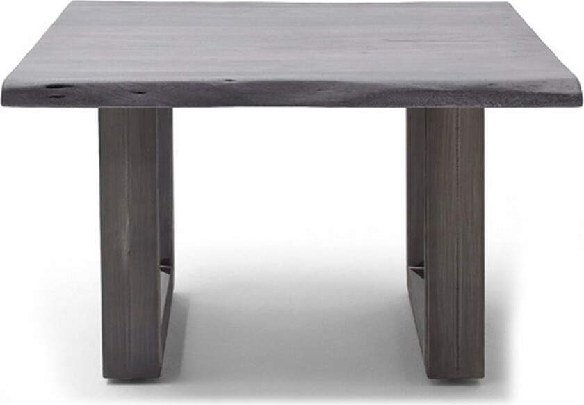 Cartagena Sofabord 75 cm Ben U-form - Grå/Sølv