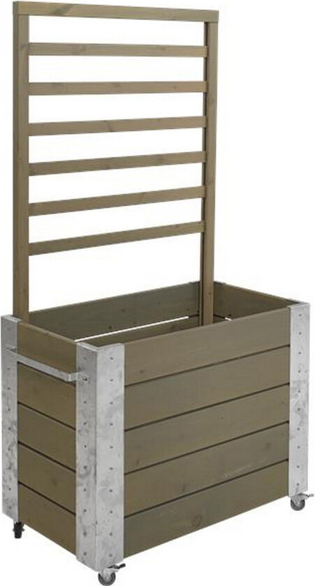 Cubic Blomsterkassse/Romavdeler 87x50x155 cm med stålhjørne -