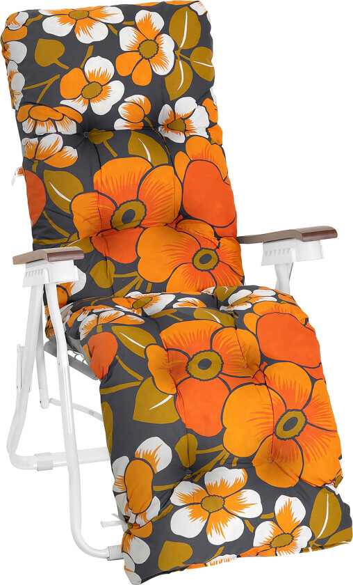 Baden Baden Stol, oransjeblomstret 77B -