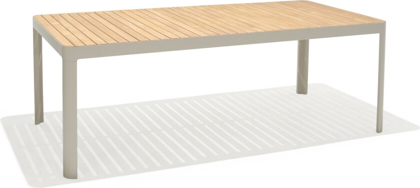 Portals Spisebord 209 cm - Hvit/Tre