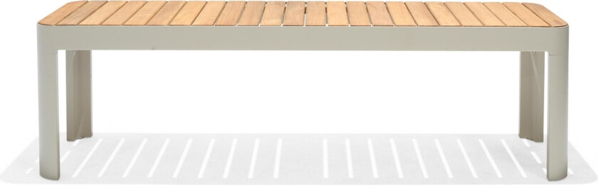 Portals Utebenk 143 cm - Hvit/Tre