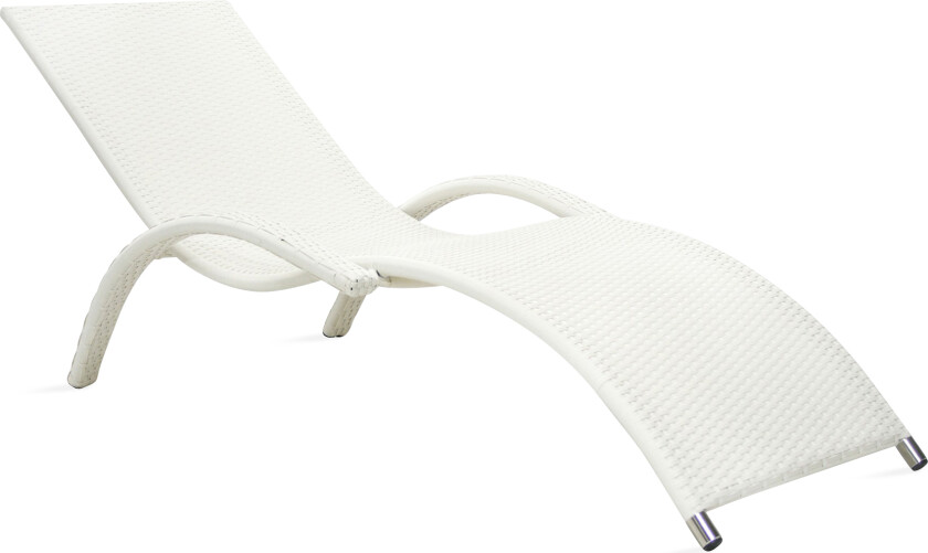 Solstol MERIDIAN 180x75x73cm hvit -