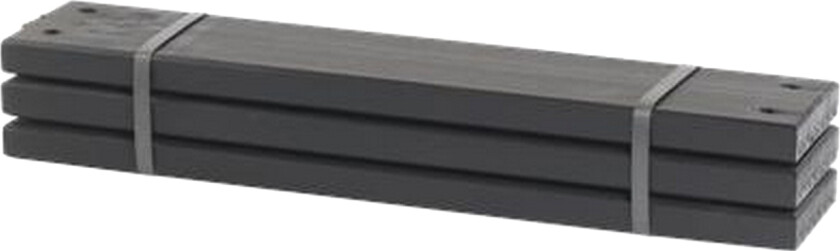 3 stk planker til Pipe 28x120 mm x60 cm svart -