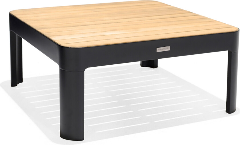 Portals Cafébord 72 cm - Svart/Tre