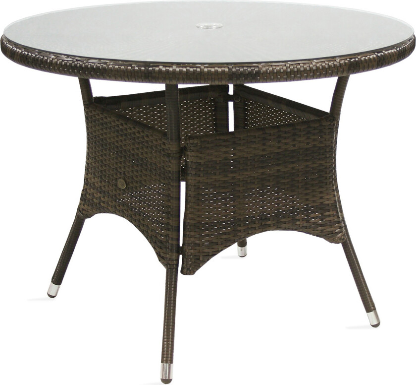 Bord WICKER D100xH71cm mørkebrun -