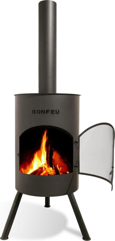 BonTon Ildsted 50 cm Rund Stål/Svart - BonFeu