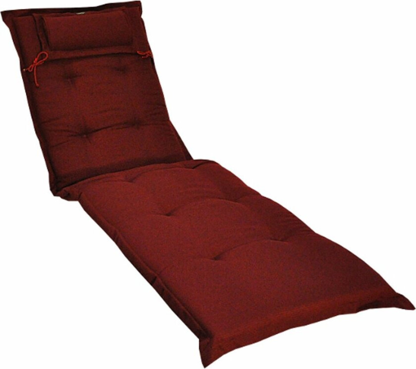 Solsengspute Canyon med nakkepute - Bordeaux struktur