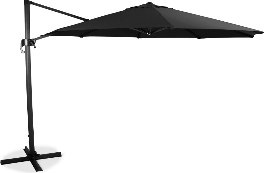 Hengeparasoll XL 350cm - Sort