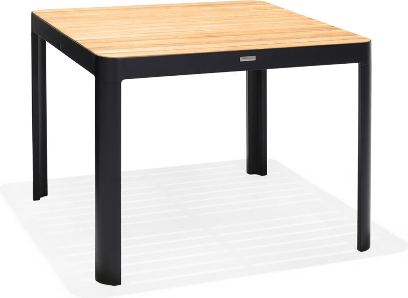 Portals Spisebord 95 cm - Svart/Tre