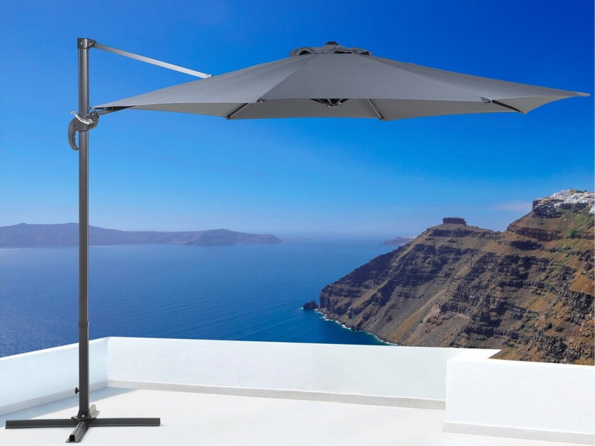 Savona Parasoll 241 cm - Grå