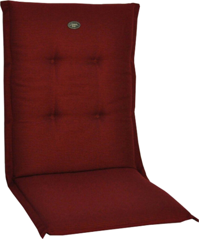 Teakstolspute Canyon - Bordeaux struktur