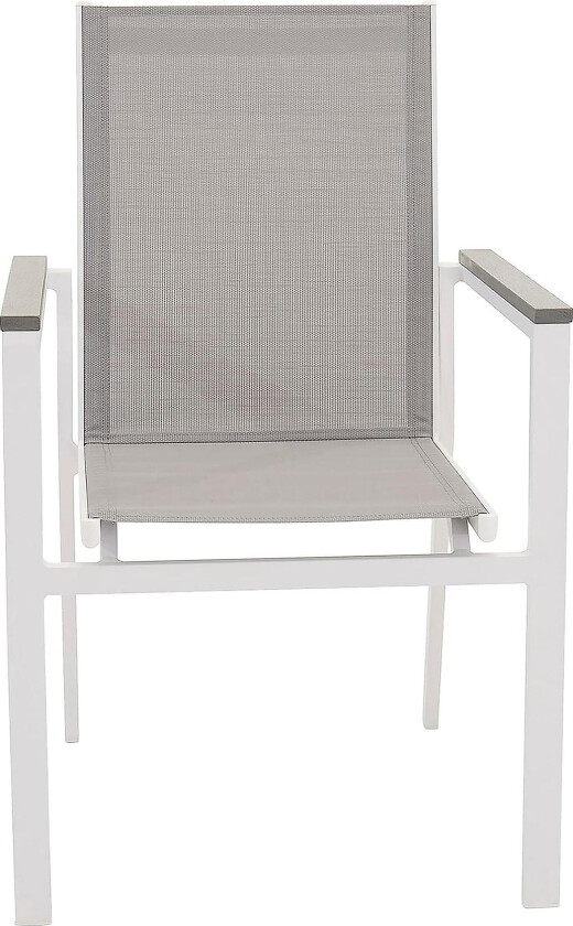 Parma Karmstol Stablebar Hvit/Grå - Venture Home