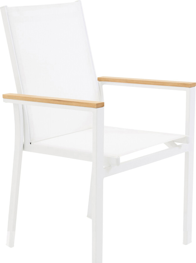 Texas Karmstol Stablebar Hvit/Brun - Venture Home