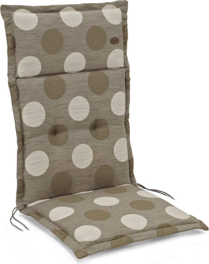 MILANO PUTE BEIGE HVIT DOT. - 5-posisjonspute