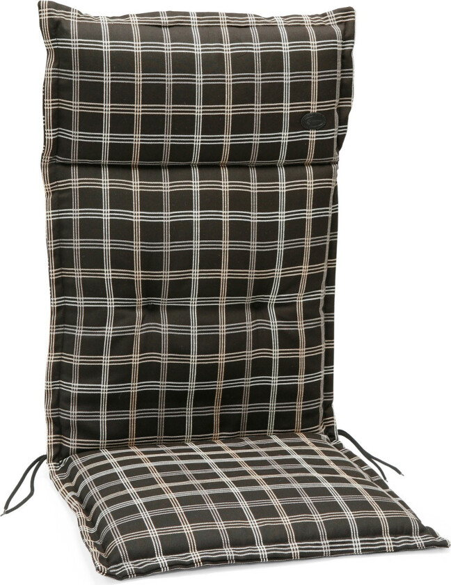 MILANO HØY SVART RUTETE - 5-posisjonspute
