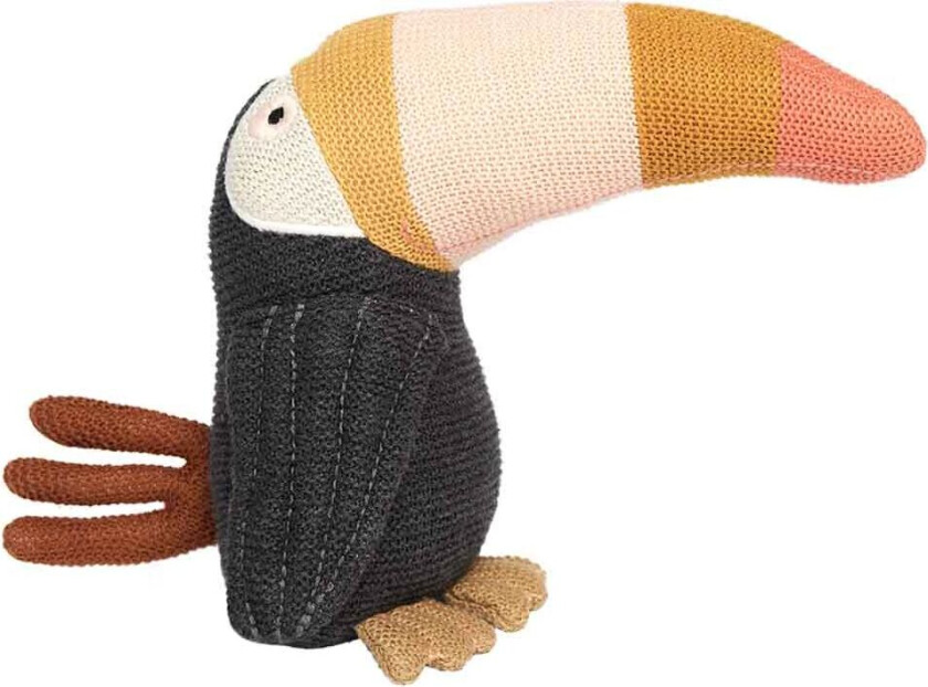 Trine Toucan kosedyr Anthracite-peach