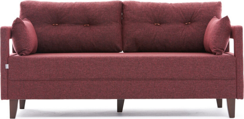 Angola Sofa 2-seters - Rød