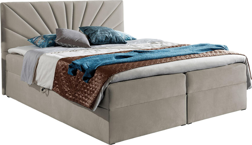 Frusci Kontinentalseng 160x200 + Overmadrass -