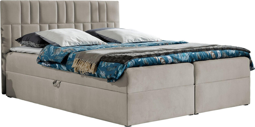 Frusci Kontinentalseng 180x200 + Overmadrass -