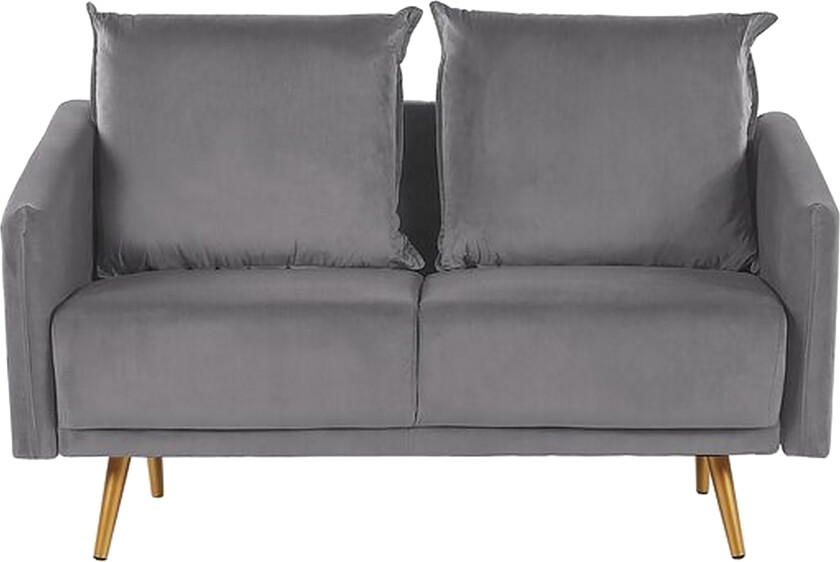 Maurana 2-seters Sofa - Fløyel/Grå