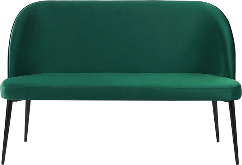Osbyn 2-seters Sofa - Fløyel/Mørkegrønn